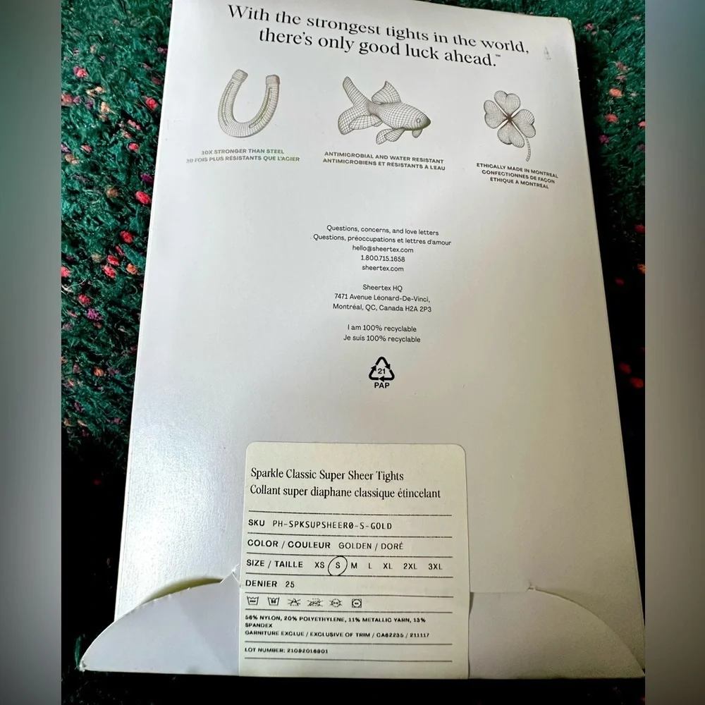 Sheertex brand new